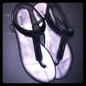 Dirty Laundry Texture Sandals